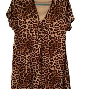 Leopard Print Women's Dress